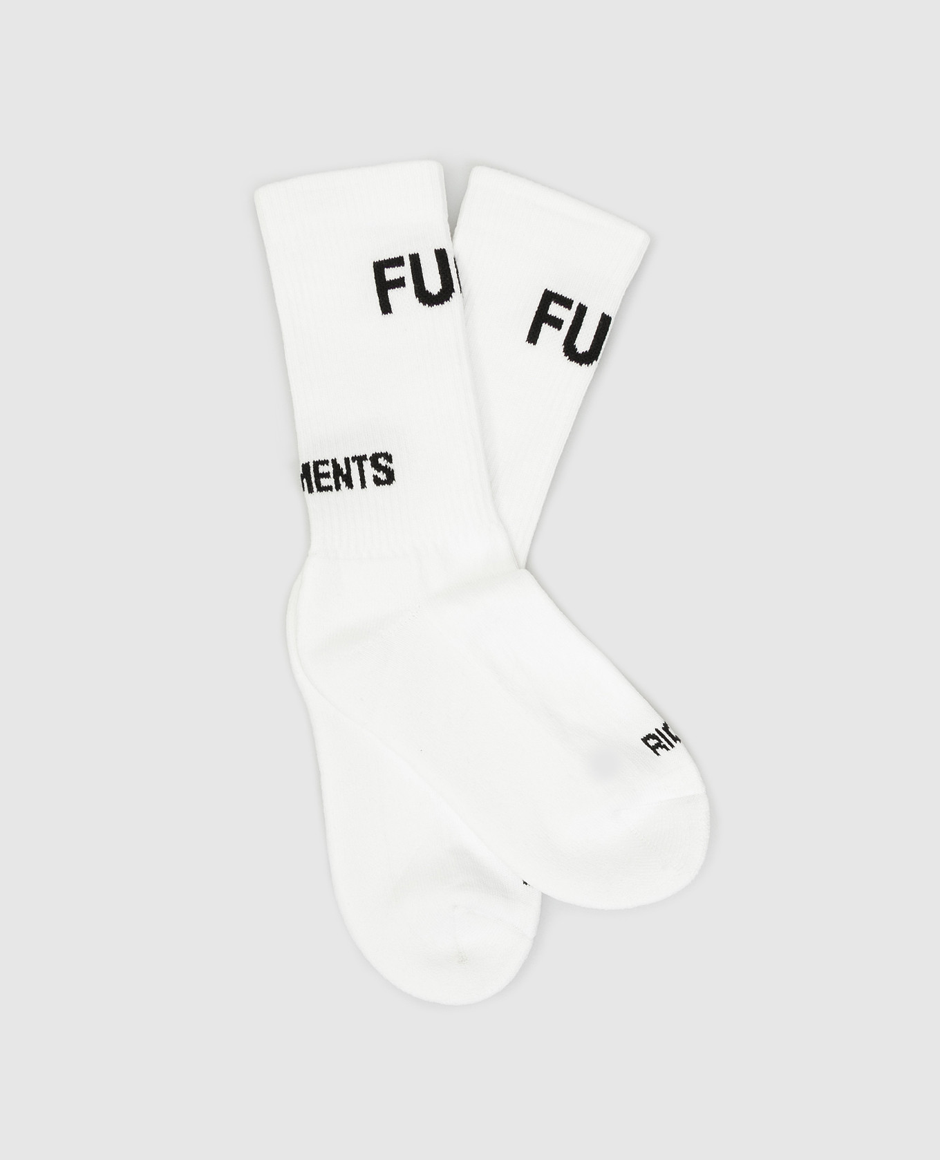 Белые носки с узором логотипа, Белый, Носки 
Белые носки с узором логотипа, Белый, Носки