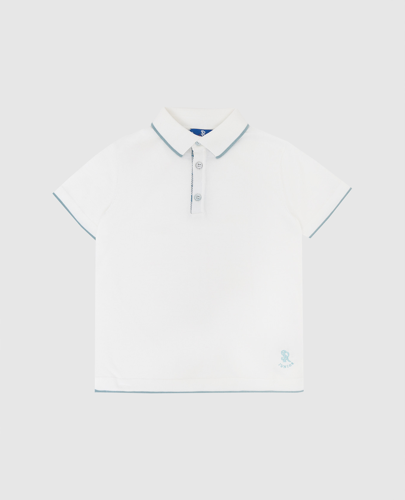 Детское белое поло с вышивкой, Белый, Поло
Детское белое поло с вышивкой, Белый, Поло