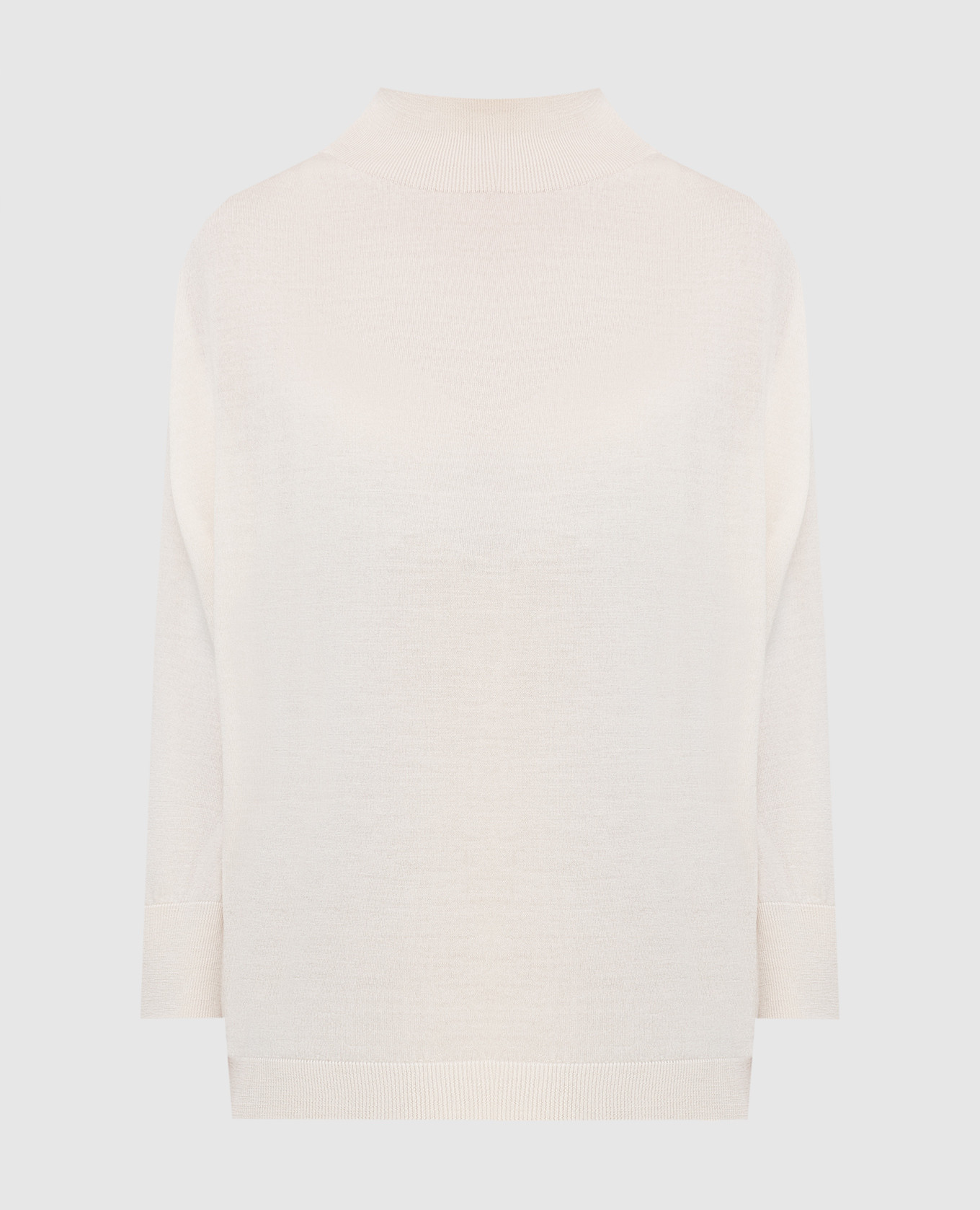 Светло-бежевый джемпер из шерсти, шелка и кашемира, Джемпера
Светло-бежевый джемпер из шерсти, шелка и кашемира, Джемпера