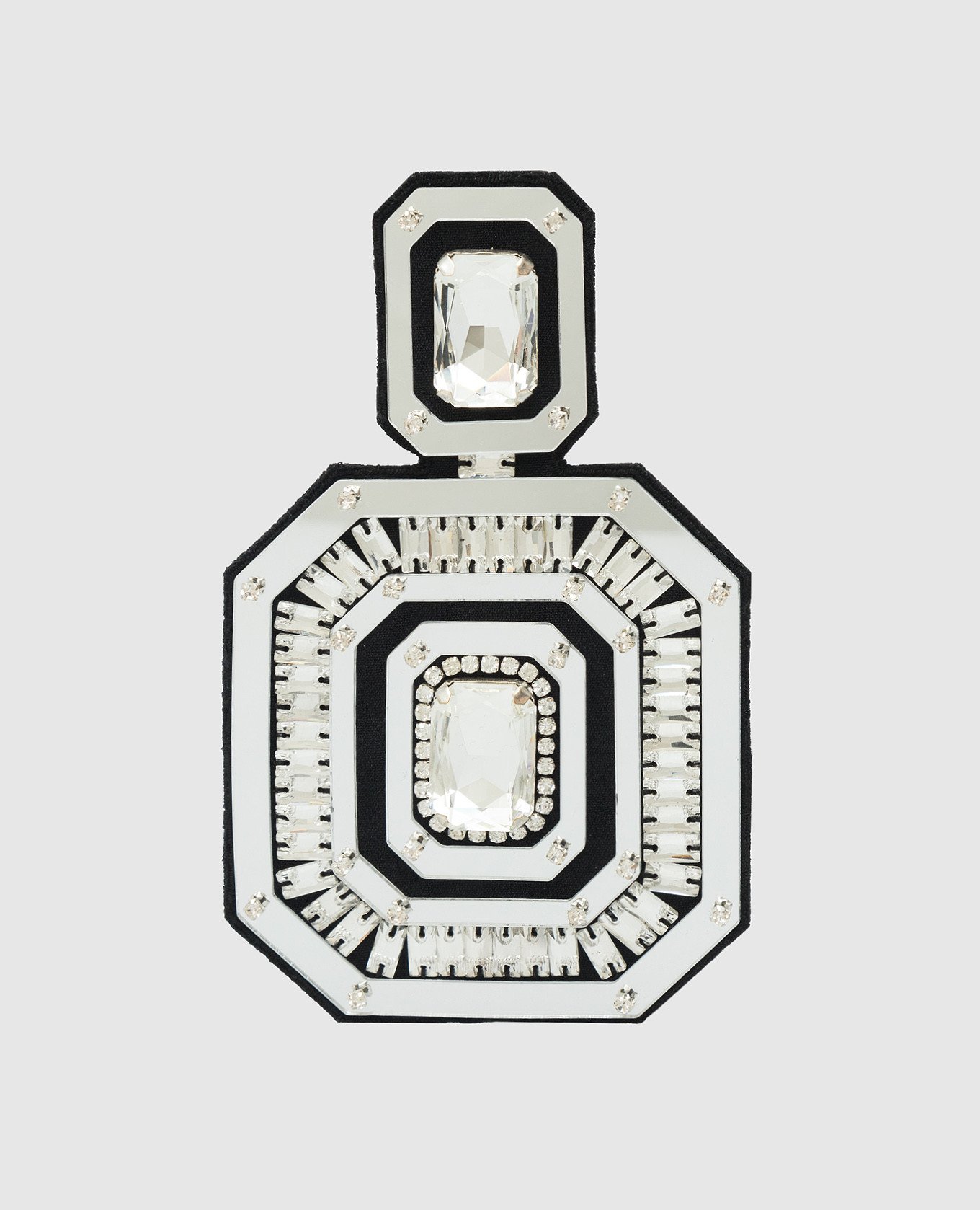 Серьга в кристаллы, Серебристый, Серьги
Серьга в кристаллы, Серебристый, Серьги