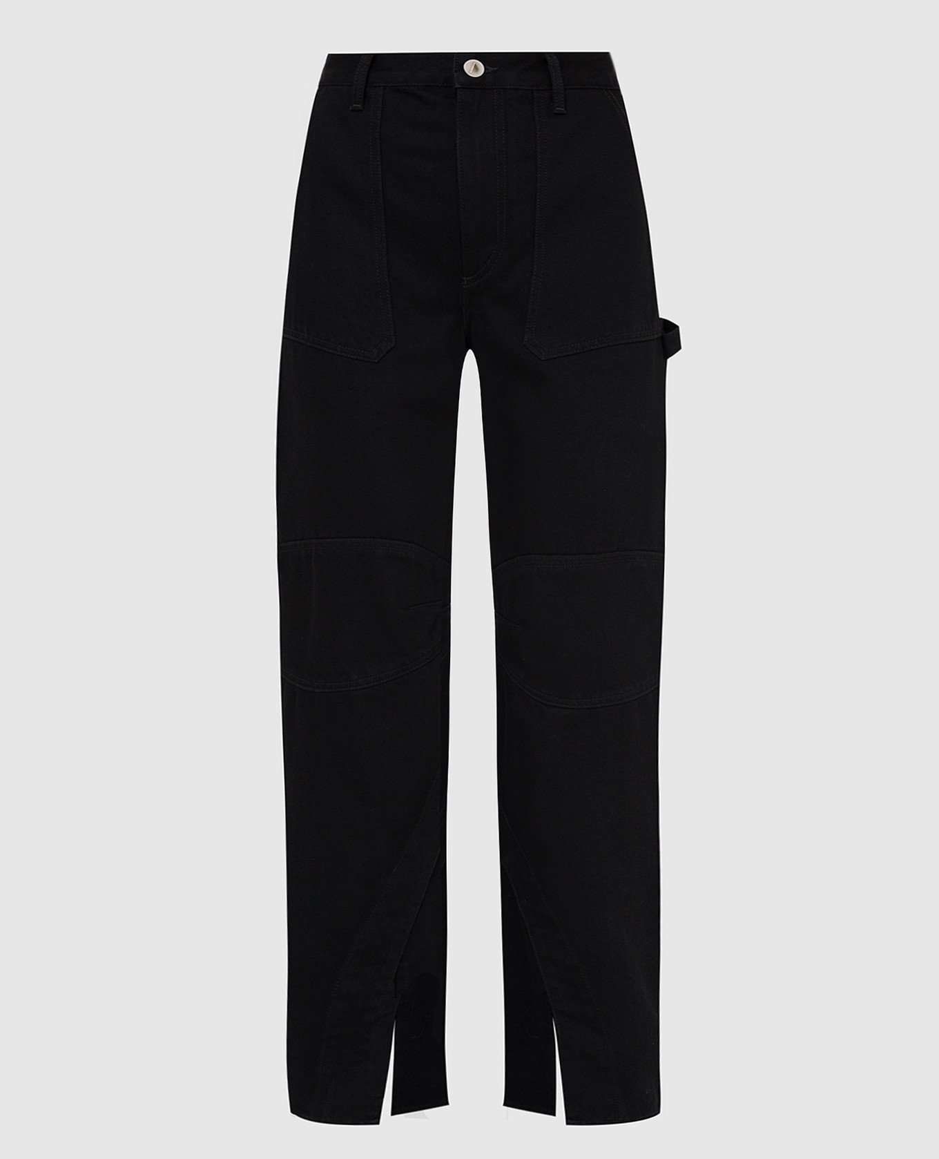 Джинсы Nox с разрезами, Черный, Широкие джинсы 
Джинсы Nox с разрезами, Черный, Широкие джинсы