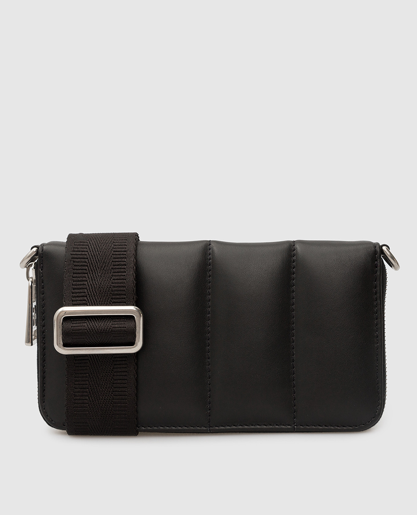 Кожаный кошелек с патчем, Черный, Кошельки 
Кожаный кошелек с патчем, Черный, Кошельки