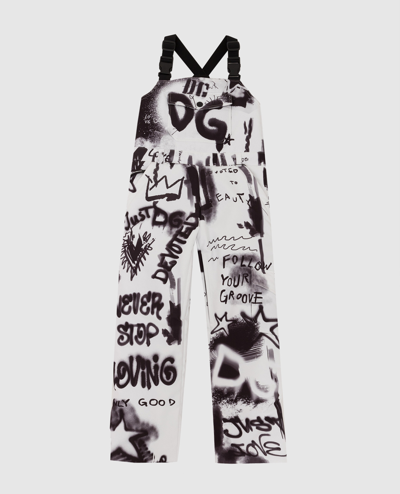 Детский комбинезон в принт 'Graffiti', Белый, Комбинезоны
Детский комбинезон в принт 'Graffiti', Белый, Комбинезоны