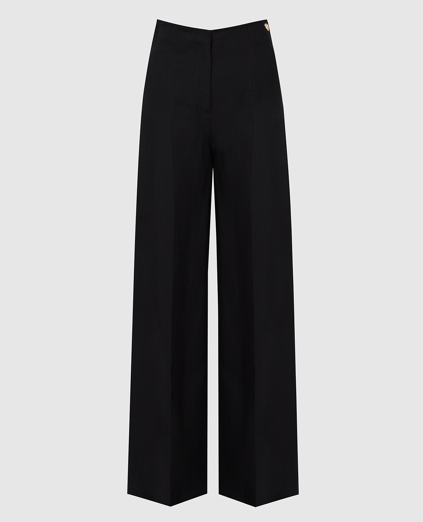 Черные брюки широкого кроя Twin Set, Черный, Прямые и широкие брюки
Черные брюки широкого кроя Twin Set, Черный, Прямые и широкие брюки