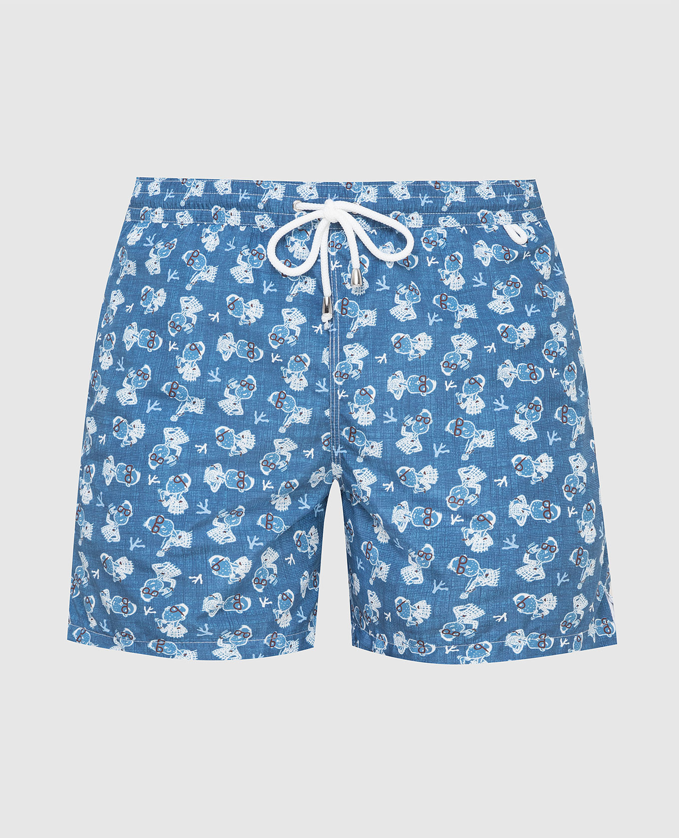 Синие плавательные шорты с узором ISAIA, Синий, Плавательные шорты 
Синие плавательные шорты с узором ISAIA, Синий, Плавательные шорты