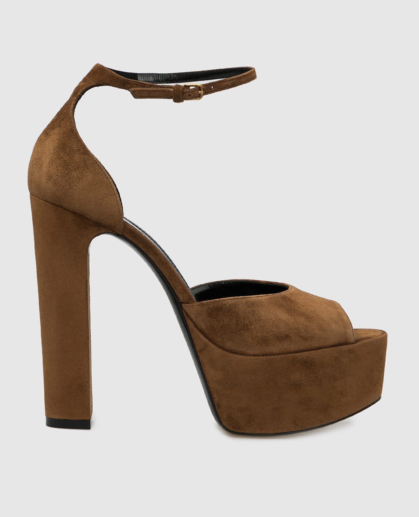 Темно-коричневые замшевые босоножки Jodie 140 Saint Laurent, Тёмно-коричневый, Босоножки
Темно-коричневые замшевые босоножки Jodie 140 Saint Laurent, Тёмно-коричневый, Босоножки
