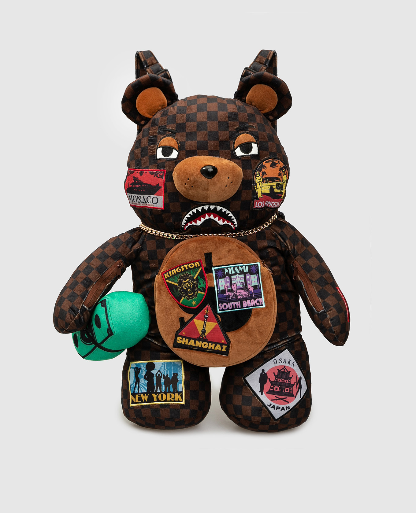 Детский рюкзак-игрушка Global Mogul Money Bear Teddy Bear Sprayground, Коричневый, Рюкзаки
Детский рюкзак-игрушка Global Mogul Money Bear Teddy Bear Sprayground, Коричневый, Рюкзаки