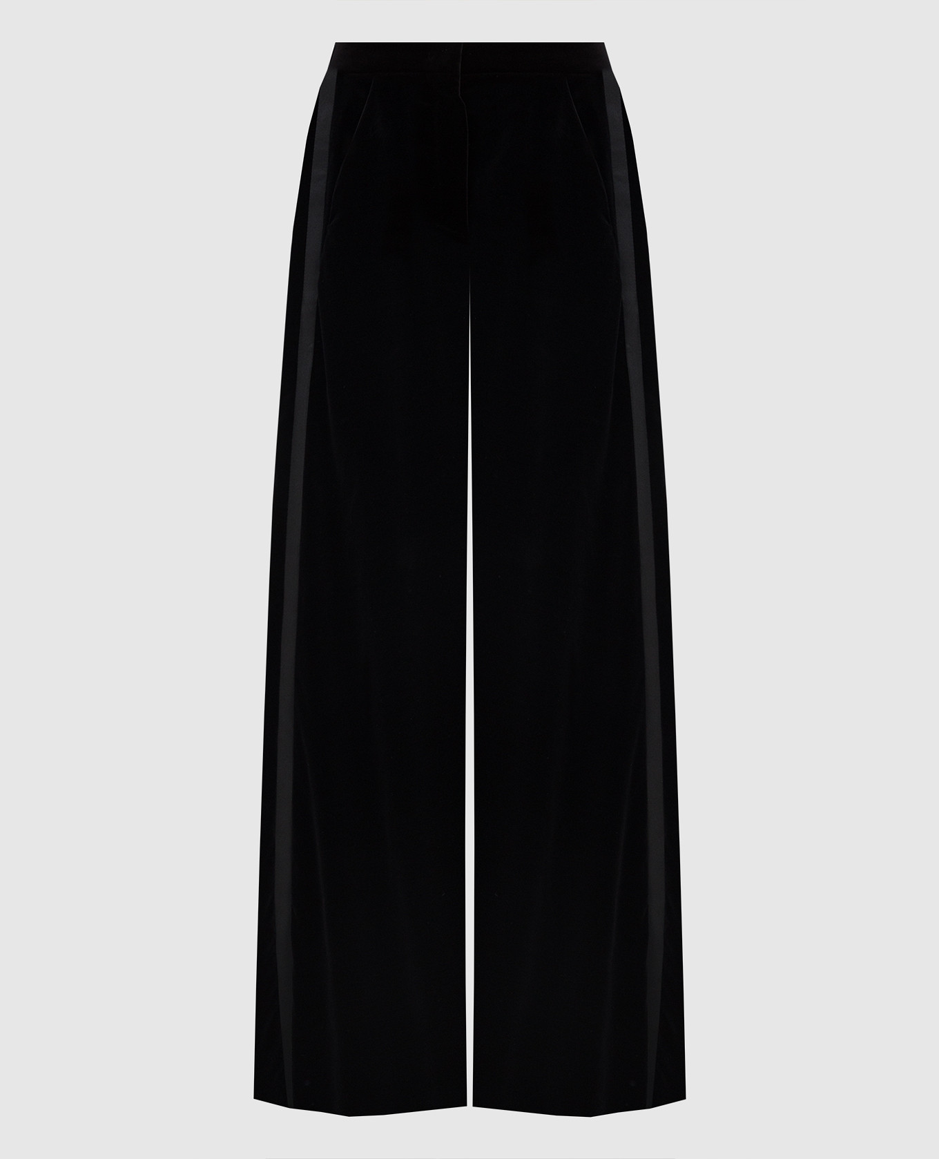 Бархатные брюки Mappa с лампасами, Черный, Широкие брюки
Бархатные брюки Mappa с лампасами, Черный, Широкие брюки