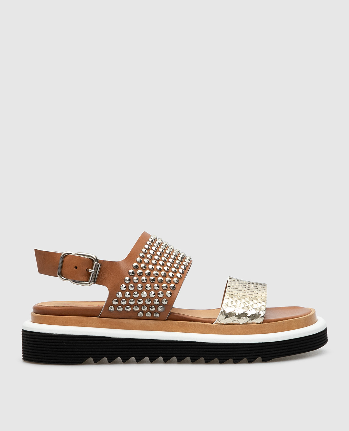 Кожаные сандалии, Бежевый, Сандалии
Кожаные сандалии, Бежевый, Сандалии