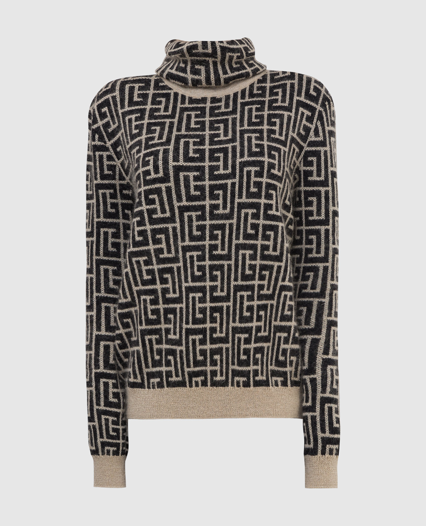 Свитер из шерсти в узор монограммы логотипа, Тёмно-коричневый, Свитера
Свитер из шерсти в узор монограммы логотипа, Тёмно-коричневый, Свитера