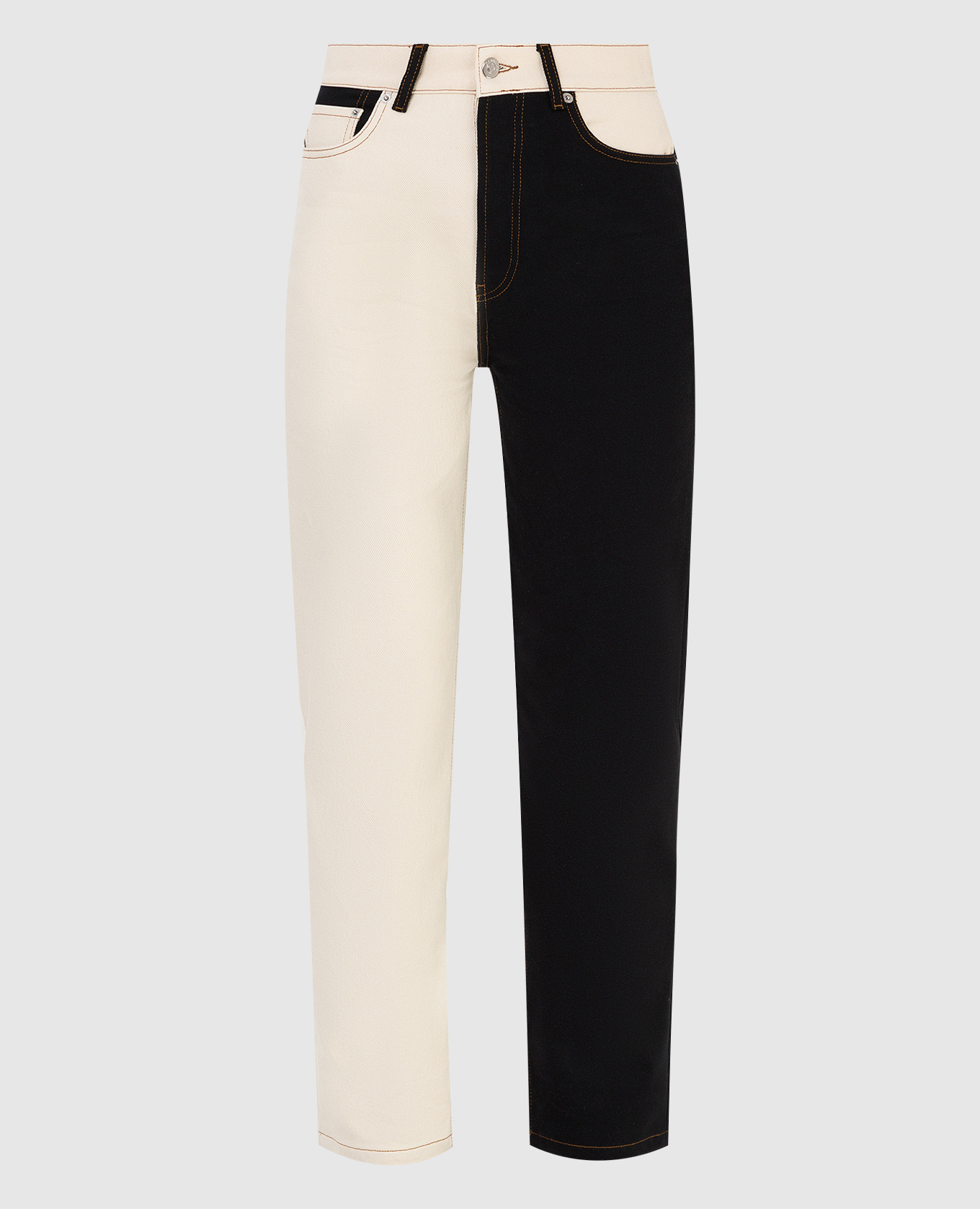 Двуцветные джинсы Kemia Nanushka, Черный, Джинсы
Двуцветные джинсы Kemia Nanushka, Черный, Джинсы