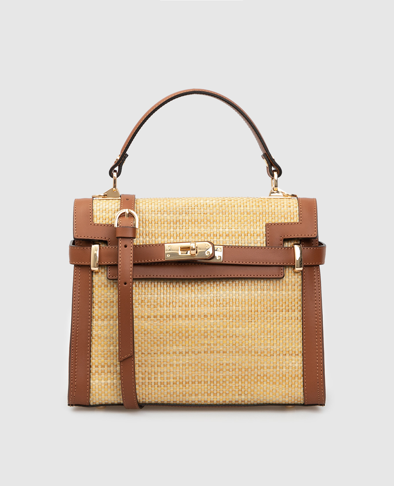 Соломенная сумка-келли Gianni Notaro, Коричневый, Сумки
Соломенная сумка-келли Gianni Notaro, Коричневый, Сумки