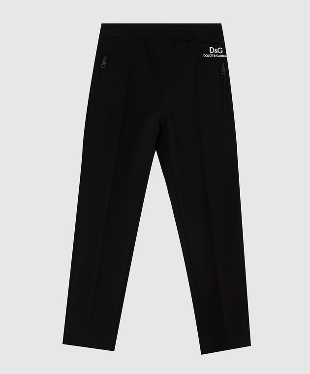 Dolce&Gabbana Дитячі спортивні брюки з вишивкою L5JP7YG7BHU46
