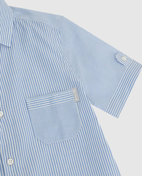 Stefano Ricci Дитяча сорочка в смужку YC005394R1951