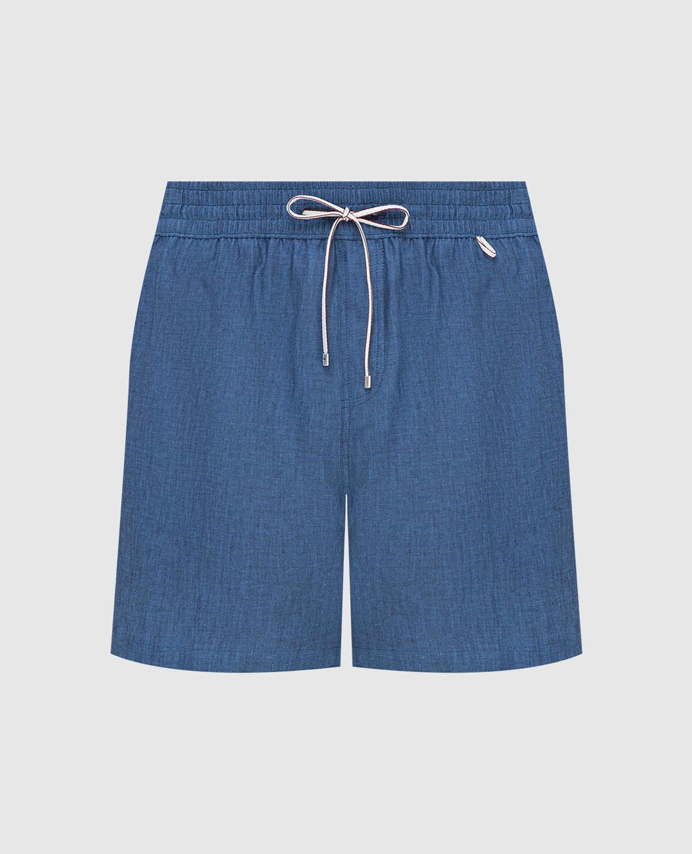 

Синие плавательные шорты из льна Loro Piana, Синий, Шорты