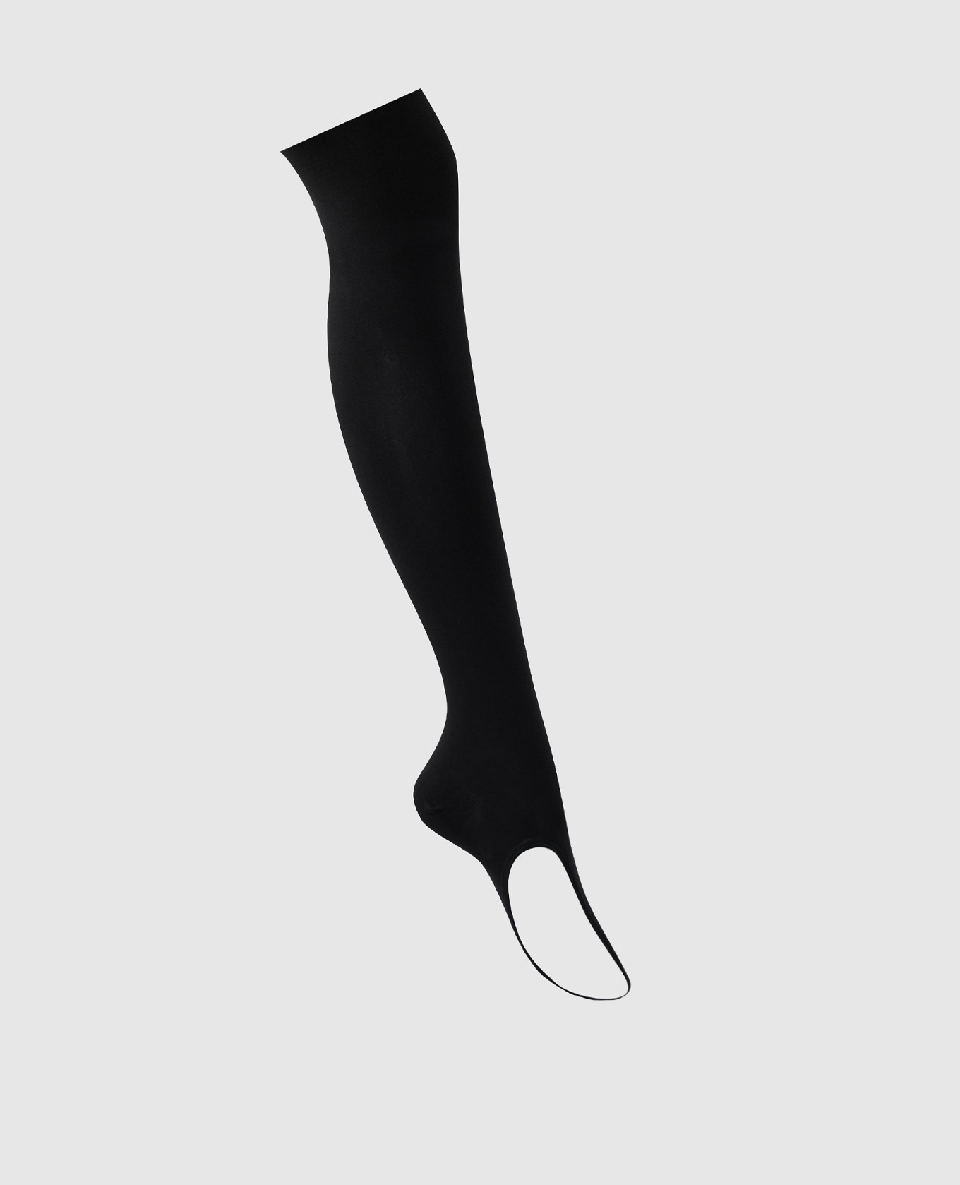 

Черные матовые леггинсы 66 Den без мыска, Черный, Леггинсы