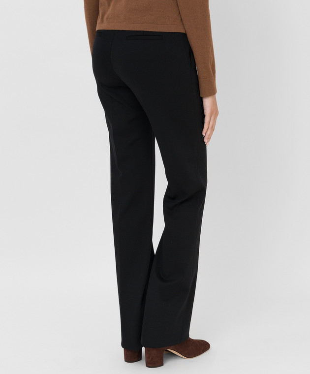 Loro Piana Чорні брюки з  вовни FAL8062 зображення 4