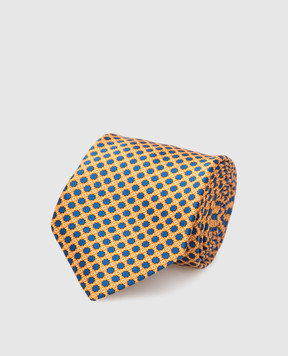 Stefano Ricci Детский шелковый галстук в узор YCH39025