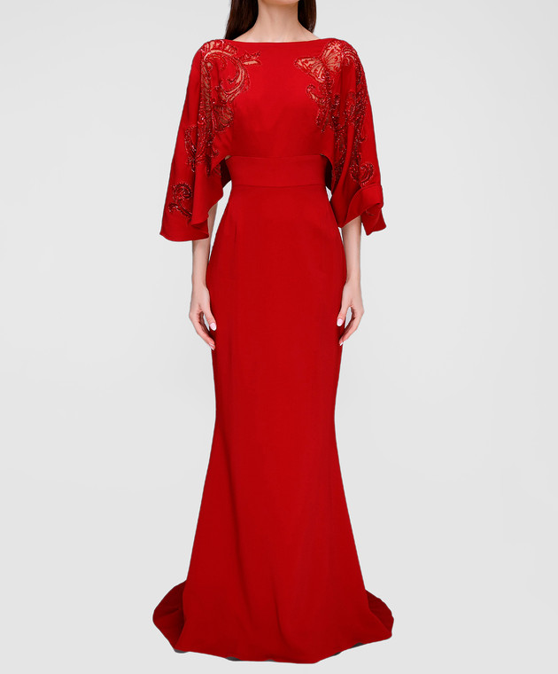 Zuhair Murad Красное платье RDFW17024DL99 изображение 3