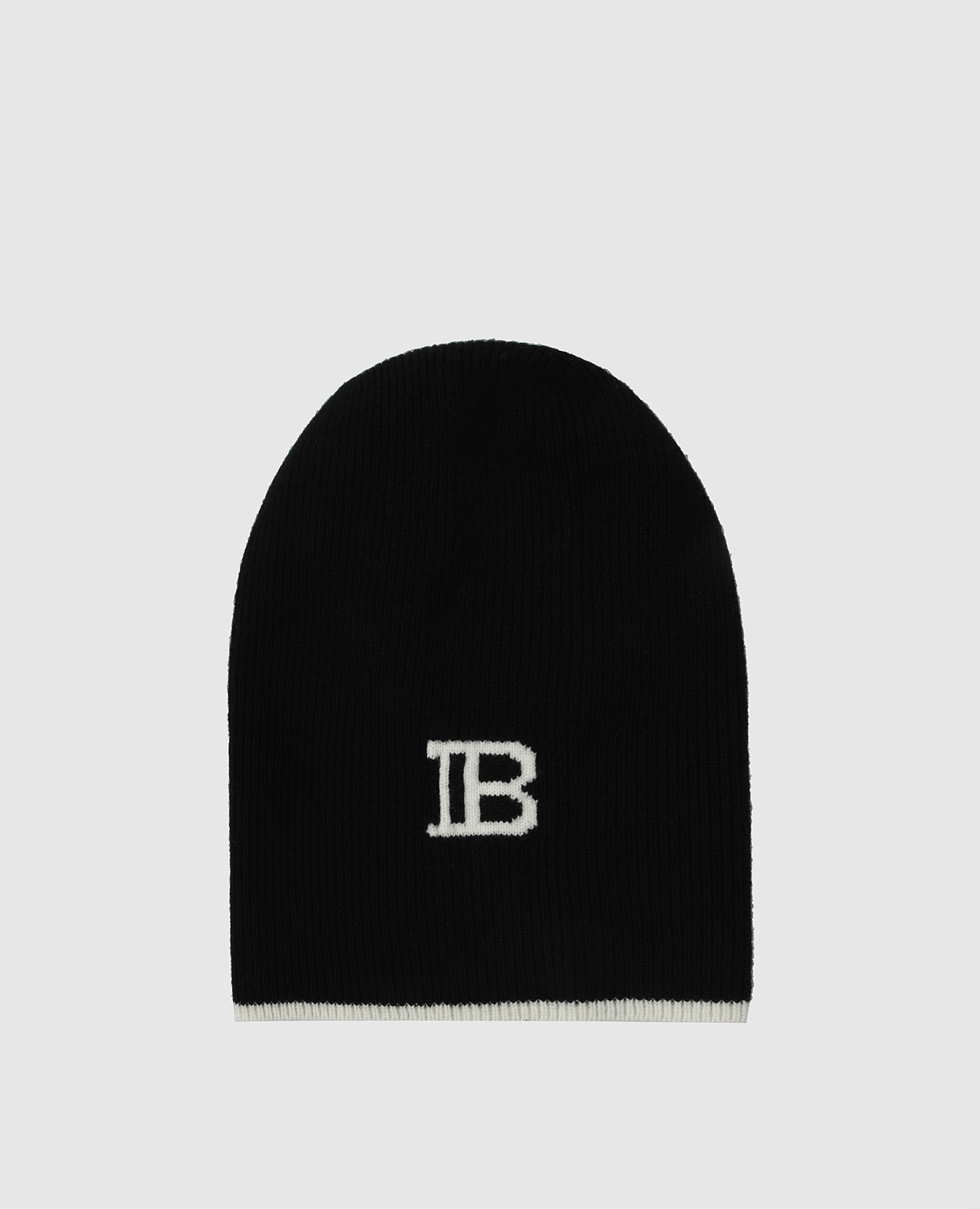 

Шапка из шерсти и кашемира с узором эмблемы, Черный, Шапки