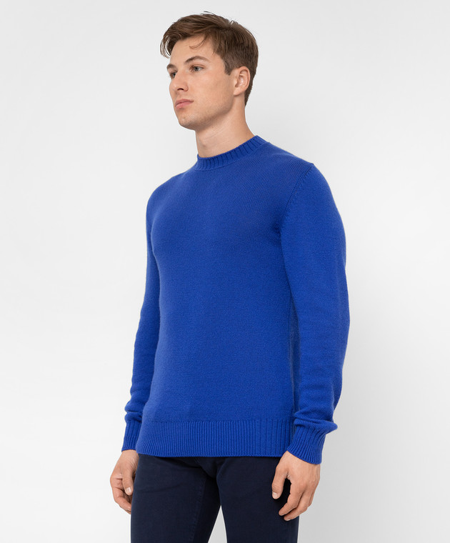 Loro Piana Синій светр з кашеміру FAL7220 зображення 3