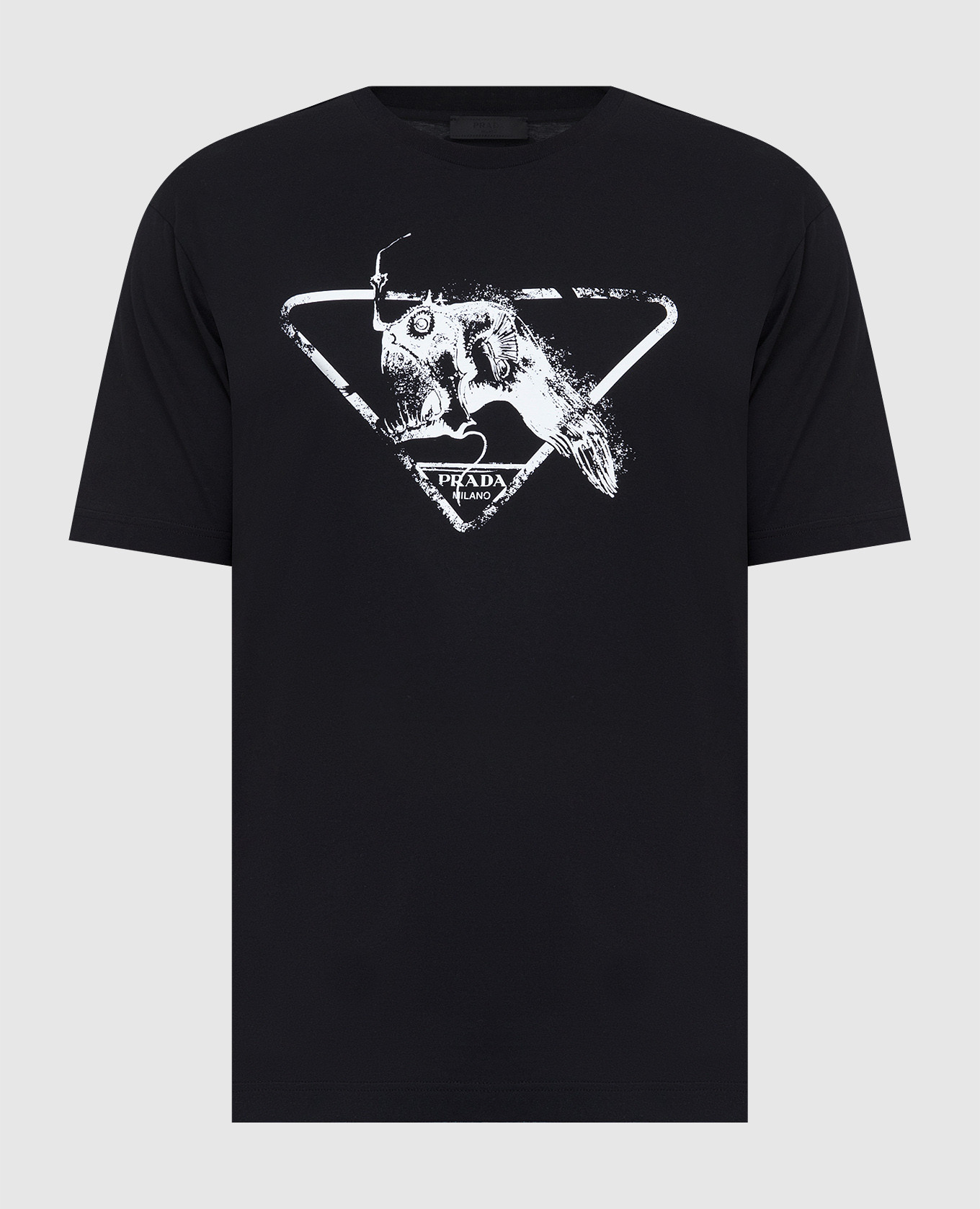 

Черная футболка с принтом, Черный, Футболки