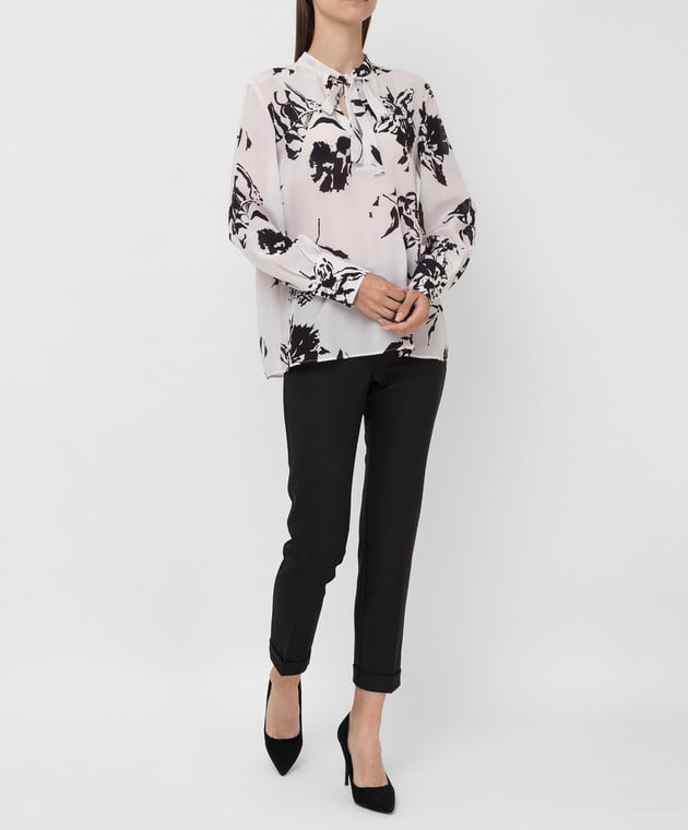 Max & Co Шовкова блуза в квітковий принт LUCE зображення 2
