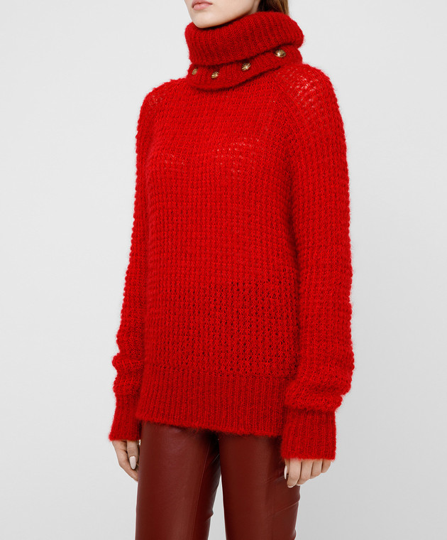 Balmain Красный свитер UF13236K111 изображение 3