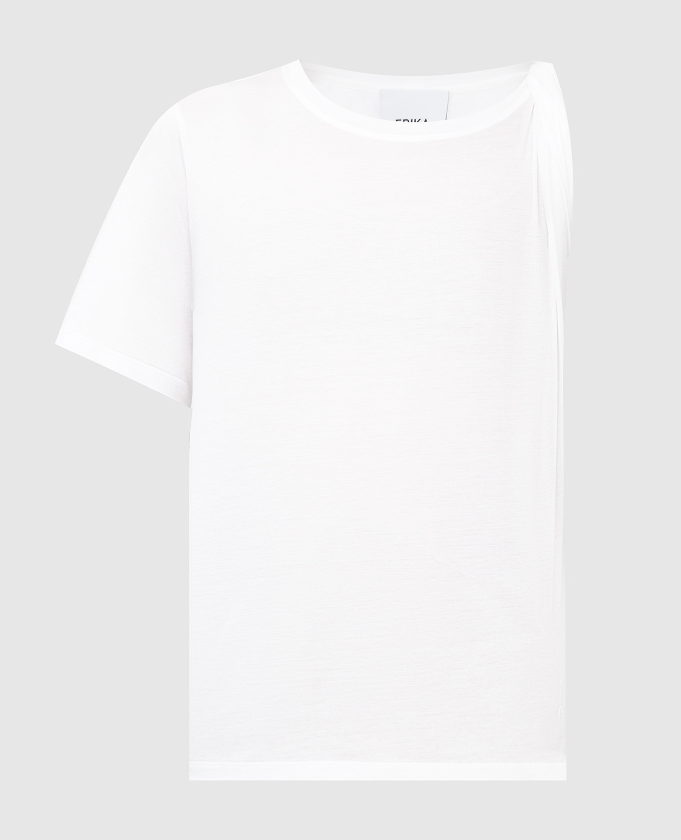 

Белая футболка с открытым плечом Erika Cavallini, Белый, Футболки