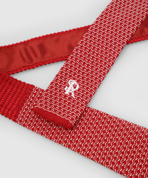 Stefano Ricci Детский шелковый галстук в узор YCRMTSR8189 изображение 3