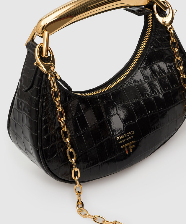 Tom Ford Кожаная сумка Bianсa со скульптурной ручкой L1470TLCL202 изображение 5