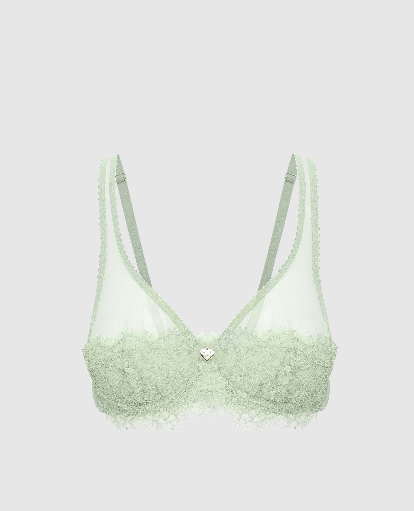 

Светло-зеленый ажурный лиф Twin Set, Бюстгальтеры