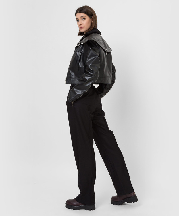 Givenchy - Черная кожаная куртка BW00DY610U купить в Symbol