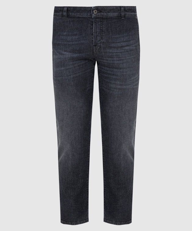 Peserico Сірі джинси з ефектом потертості R54526C009479