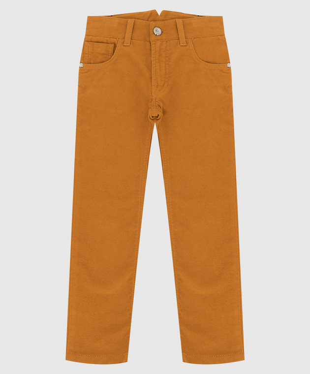 Stefano Ricci Children's mustard pants YFT9400020CT002A