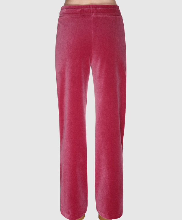 Moncler Розовые бархатные брюки 87738 изображение 4