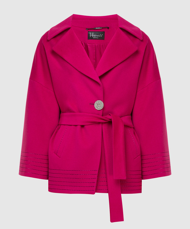 Heresis Рожеве пальто з вовни K5270