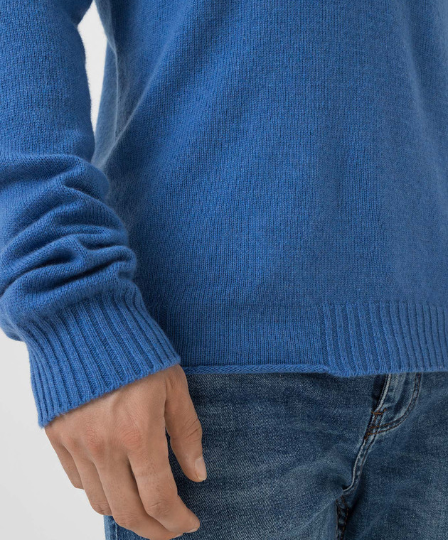SCAGLIONE Синий свитер из кашемира UDK005 изображение 5