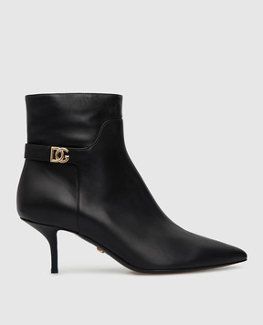 Dolce&Gabbana Черные кожаные ботильоны CT0700AW695
