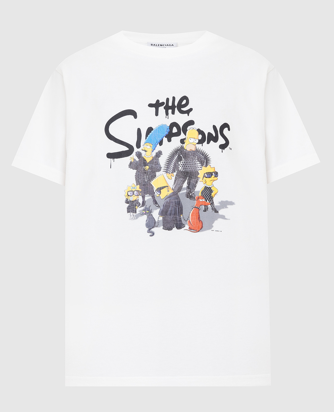 

Белая футболка с принтом The Simpsons, Белый, Футболки