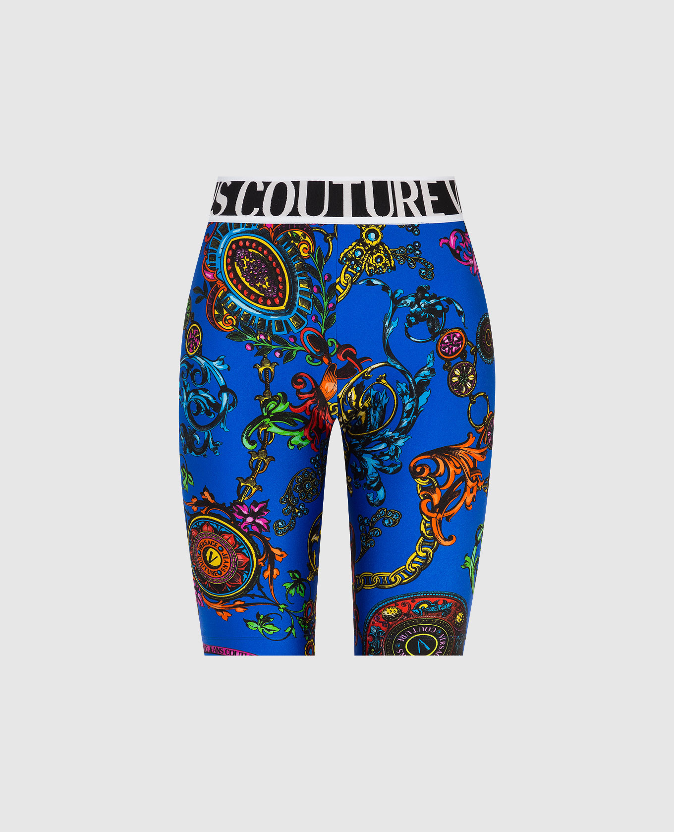 

Синие шорты в принт Regalia Baroque, Синий, Шорты