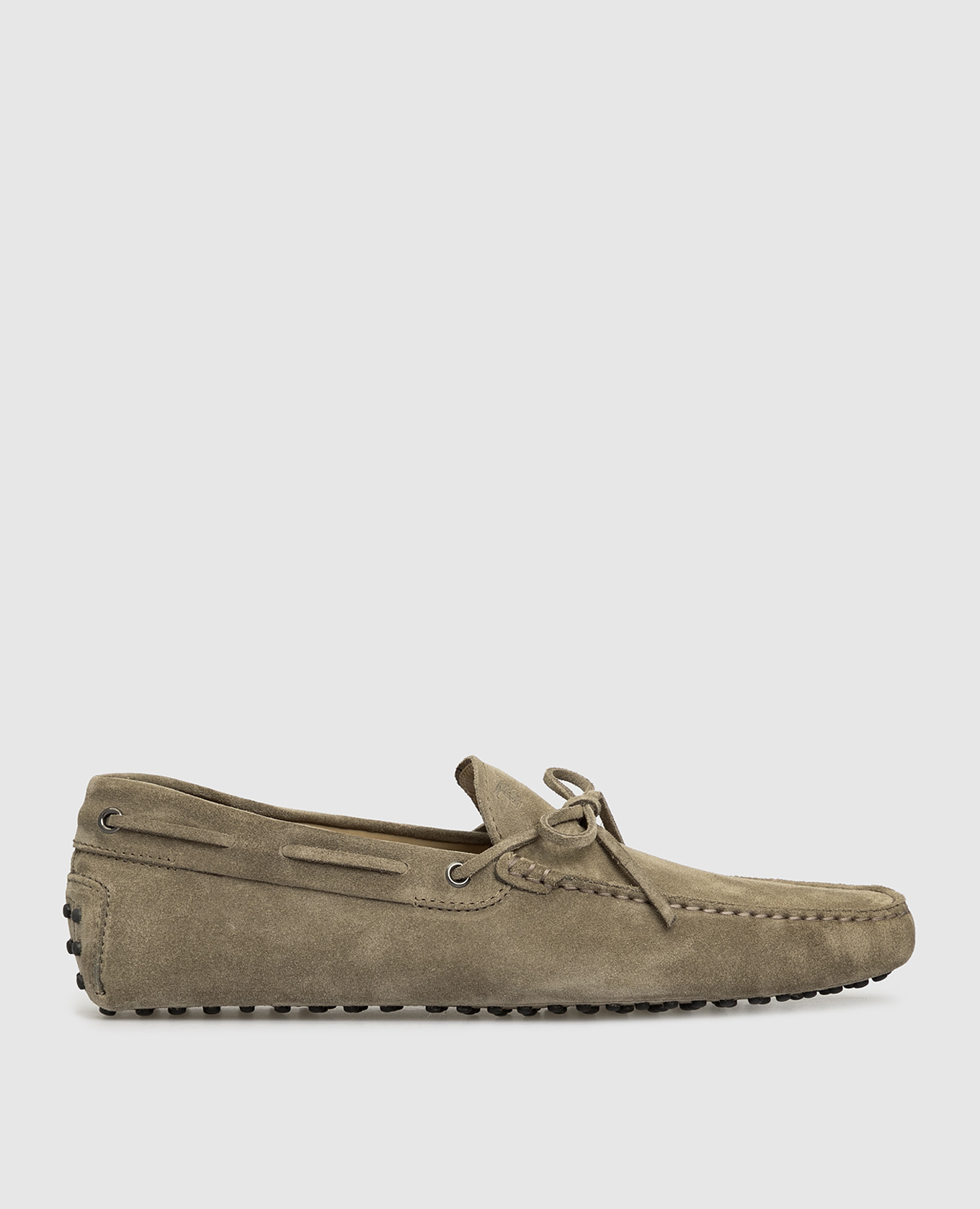 Tods - Зеленые замшевые мокасины с бантом XXM0GW05470RE0 купить в