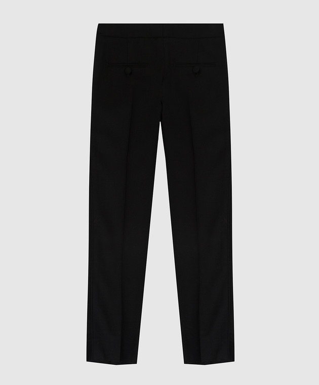 Stefano Ricci Children's black wool trousers Y2T9600000W0017C image 2