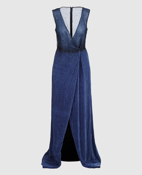 Dennis Basso Синя сукня 13508
