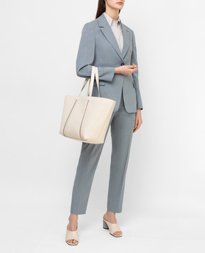 Brunello Cucinelli Блакитний жакет з ланцюжком MF5912021