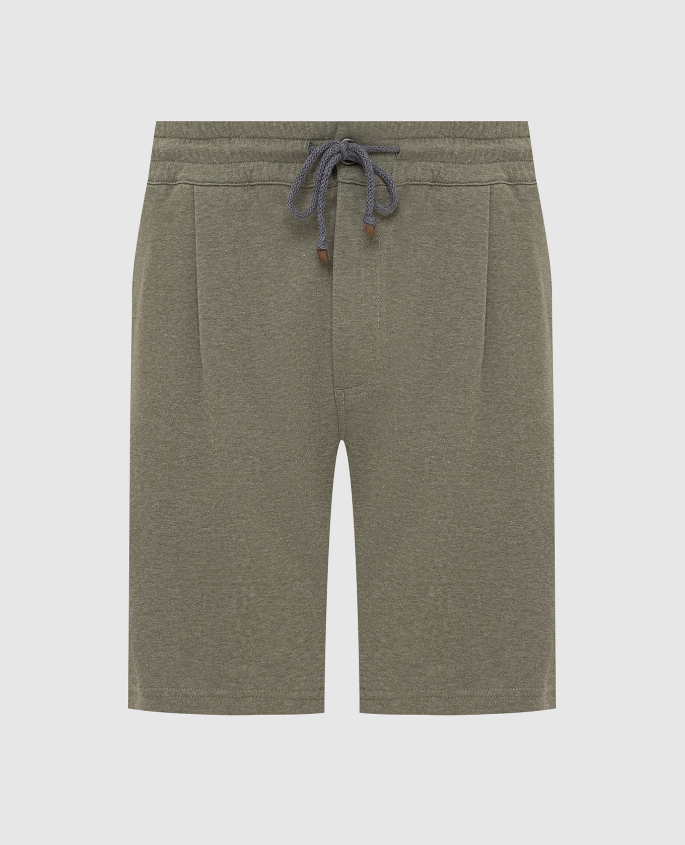 

Зеленые шорты Brunello Cucinelli, Зеленый, Шорты