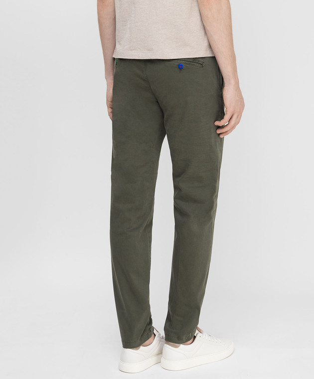 Baronio Зеленые брюки W1860 изображение 4