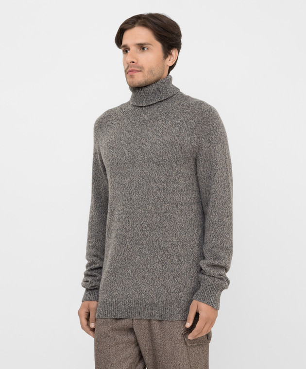 Peserico Серый свитер из альпаки R59046F0509129 изображение 3