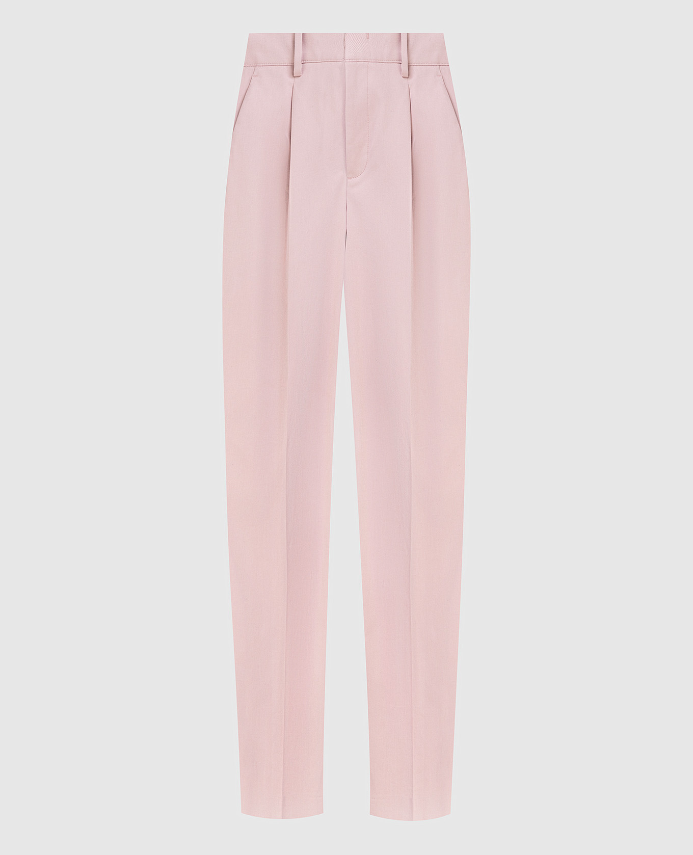 

Пудровые чиносы, Розовый, Укороченные брюки