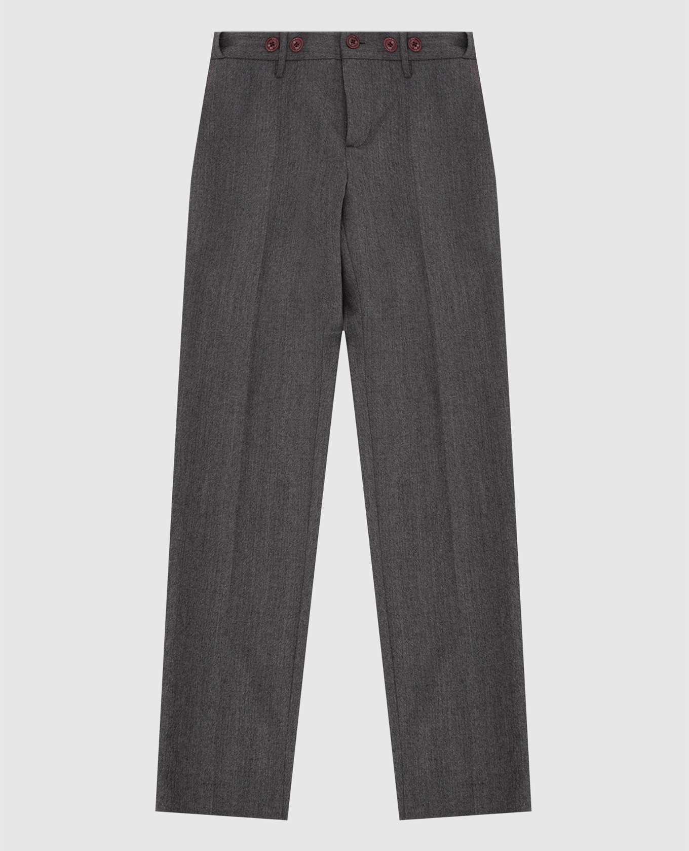 Children's gray wool trousers